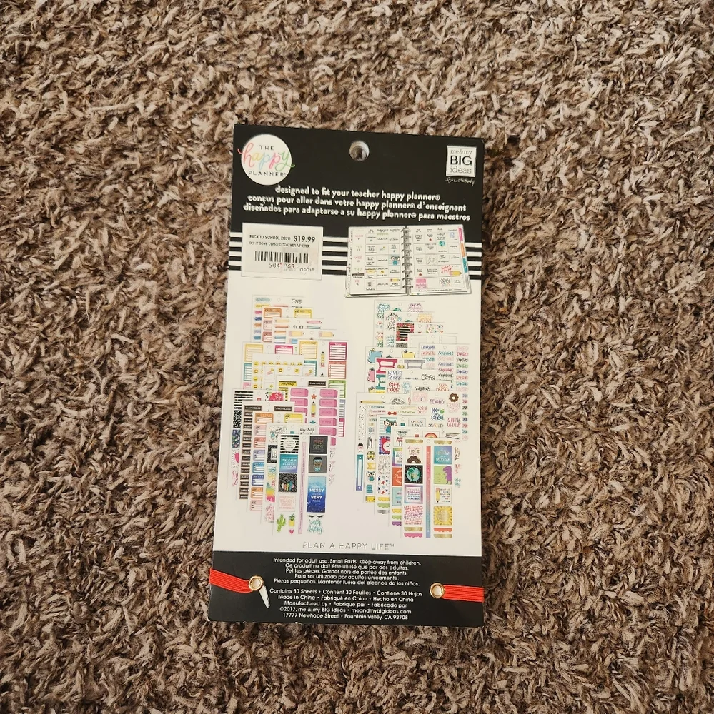 The Happy Planner Sticker Sheet NEW IN PACKAGING